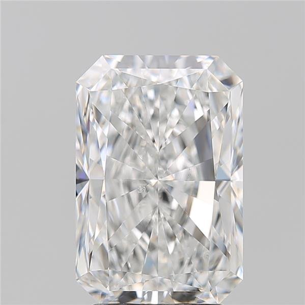 3.50ct E SI2 Rare Carat Ideal Cut Radiant Diamond