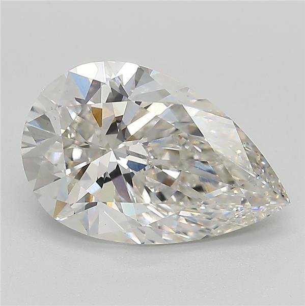 2.75ct F VS1 Rare Carat Ideal Cut Pear Lab Grown Diamond