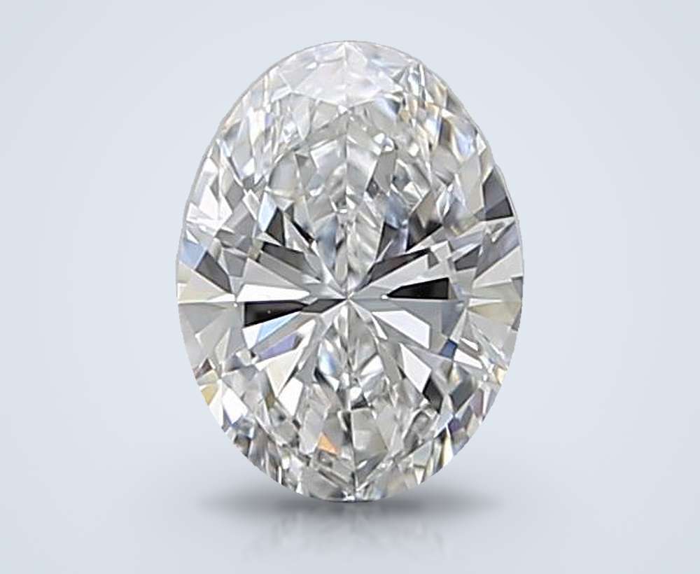 1.00 Carat Oval Lab Diamond