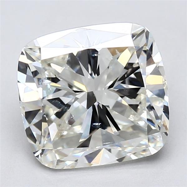 3.20ct J SI2 Very Good Cut Cushion Diamond