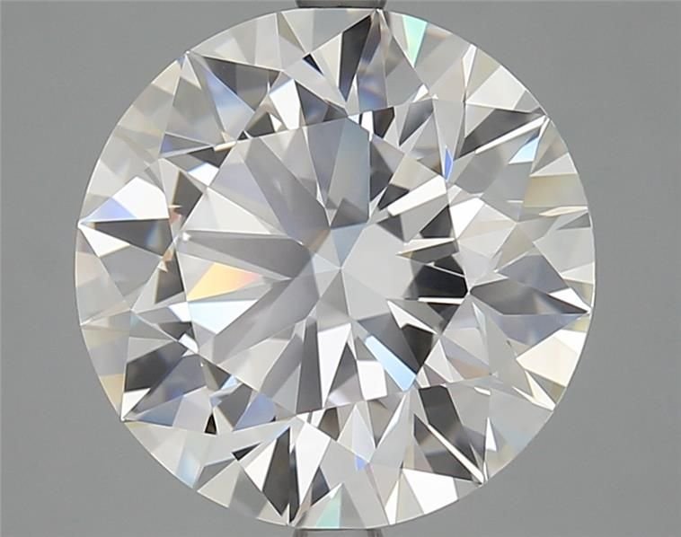 5.73ct F VVS1 Rare Carat Ideal Cut Round Lab Grown Diamond