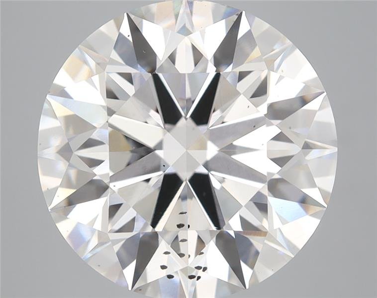 7.03ct F SI1 Rare Carat Ideal Cut Round Lab Grown Diamond