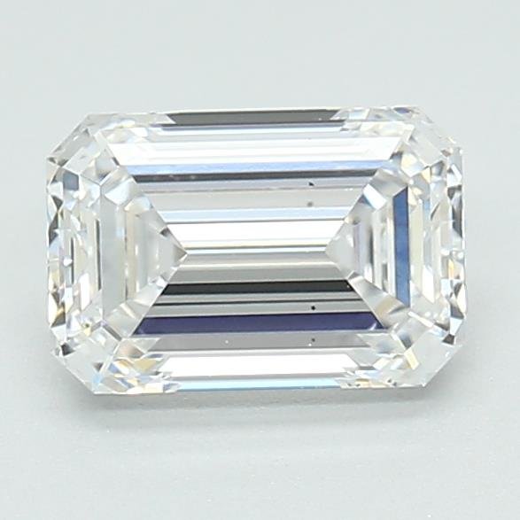 1.10ct D VS2 Rare Carat Ideal Cut Emerald Lab Grown Diamond