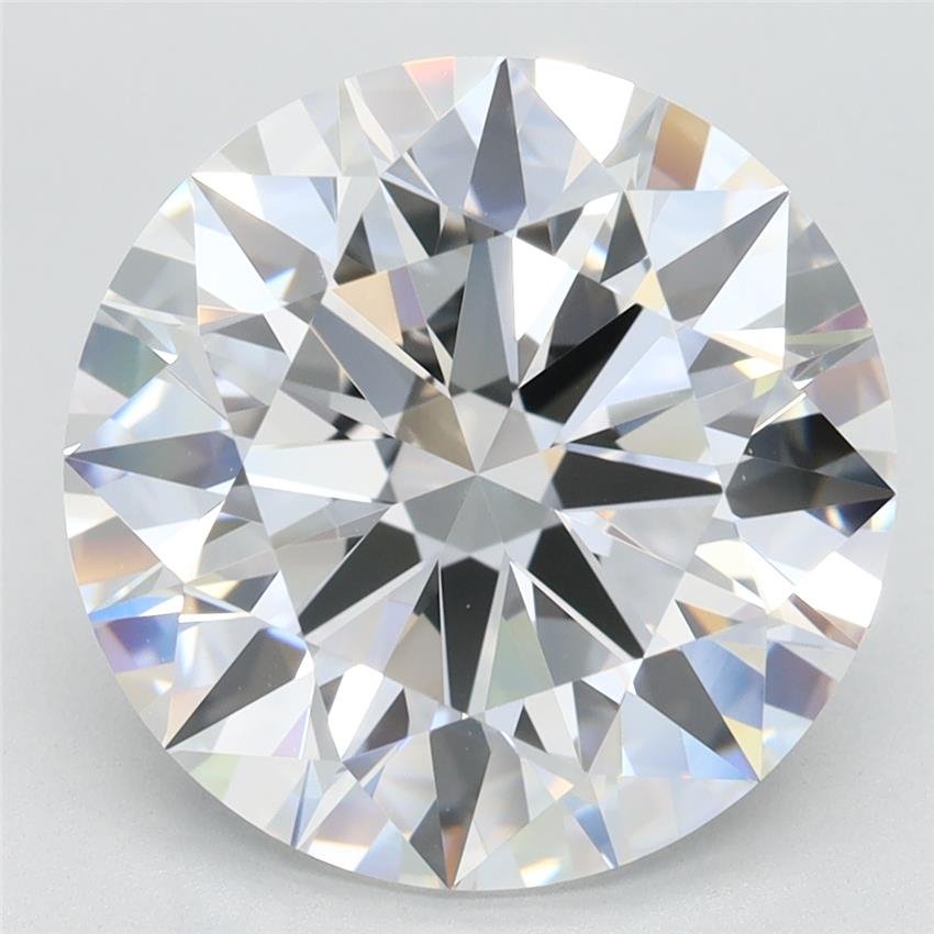 6.13ct E IF Rare Carat Ideal Cut Round Lab Grown Diamond