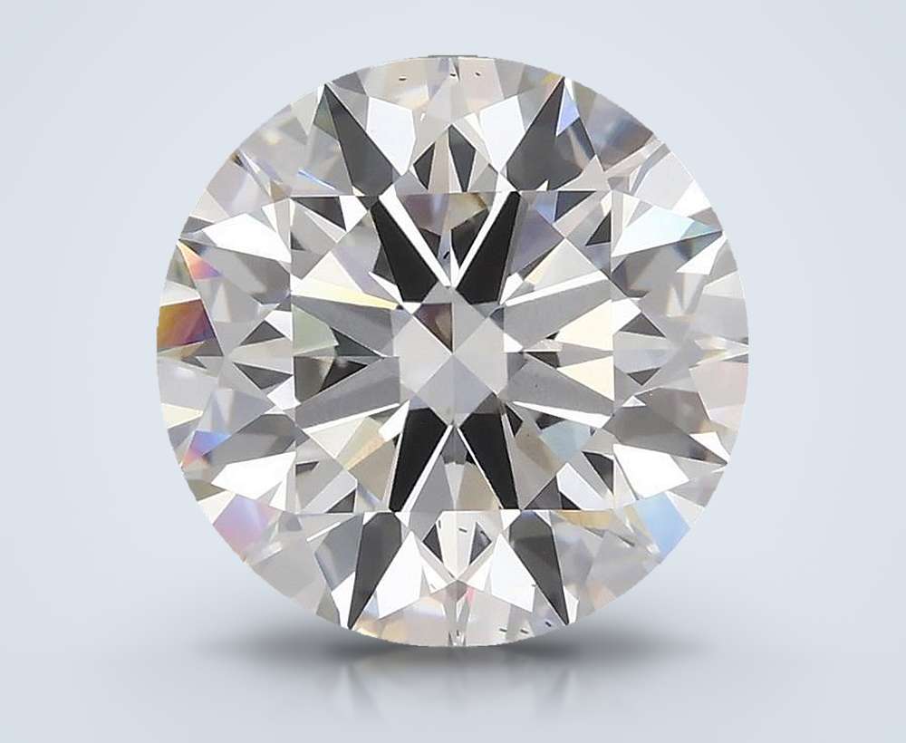 3.74 Carat Round Lab Diamond