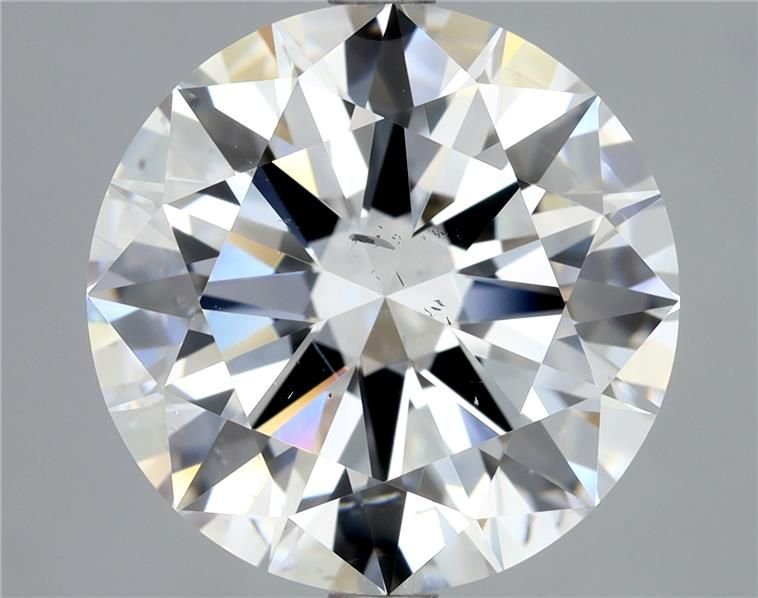 4.51ct F SI1 Rare Carat Ideal Cut Round Diamond