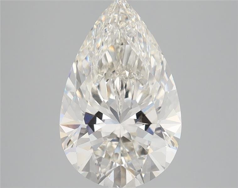 2.56ct H VS1 Rare Carat Ideal Cut Pear Lab Grown Diamond