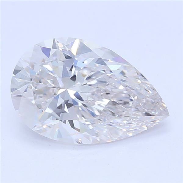 0.73ct F VVS2 Rare Carat Ideal Cut Pear Lab Grown Diamond