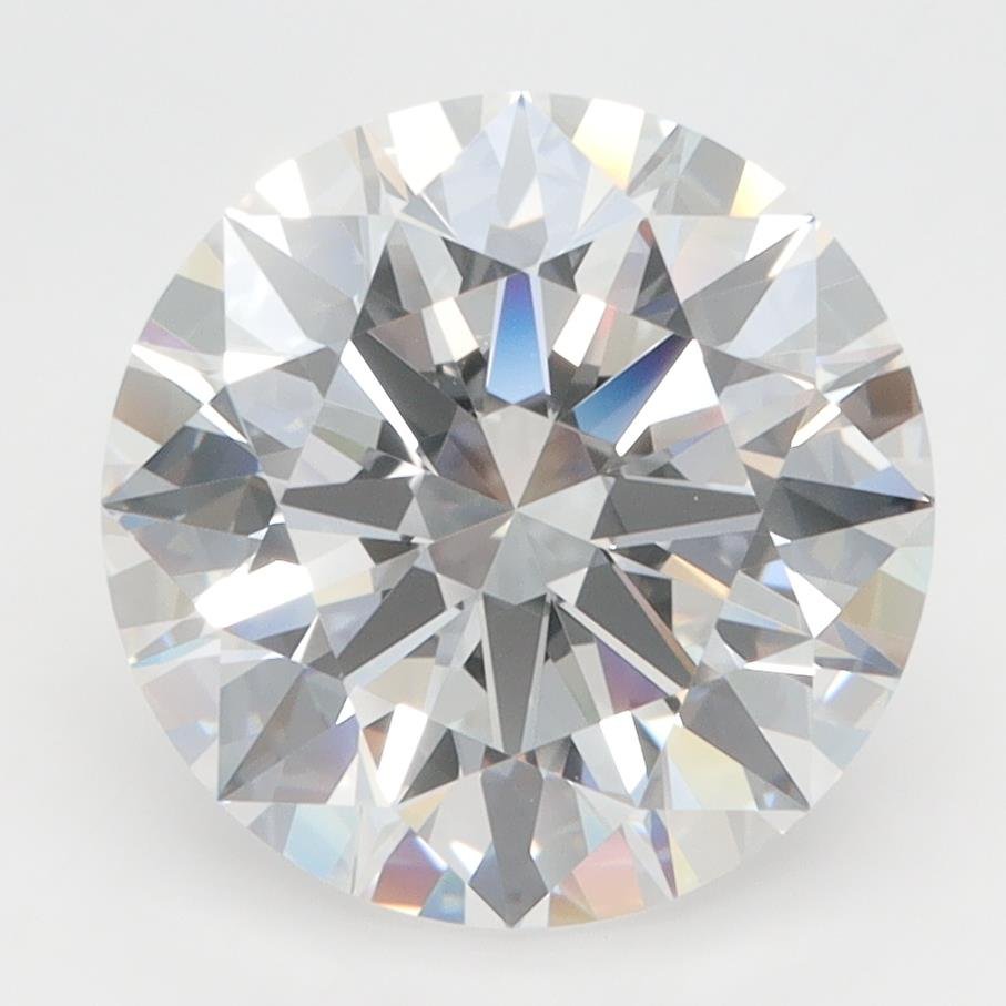 4.01ct D VVS2 Rare Carat Ideal Cut Round Lab Grown Diamond