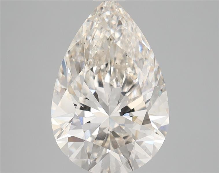 2.75ct H VS2 Rare Carat Ideal Cut Pear Lab Grown Diamond