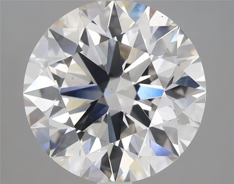4.53ct H VS2 Rare Carat Ideal Cut Round Lab Grown Diamond