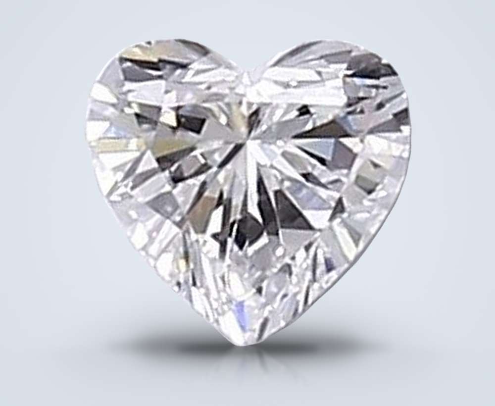 0.34 Carat Heart Lab Diamond