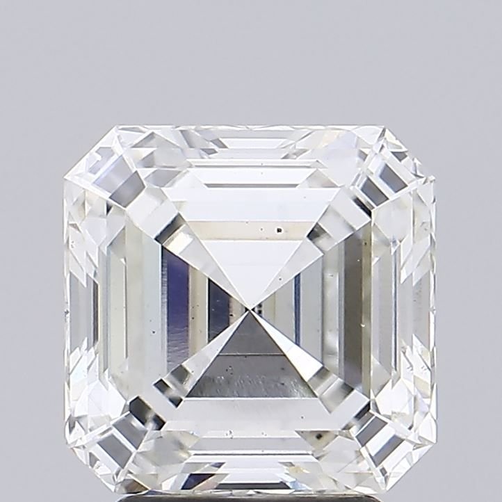 3.43ct H VS2 Rare Carat Ideal Cut Asscher Lab Grown Diamond