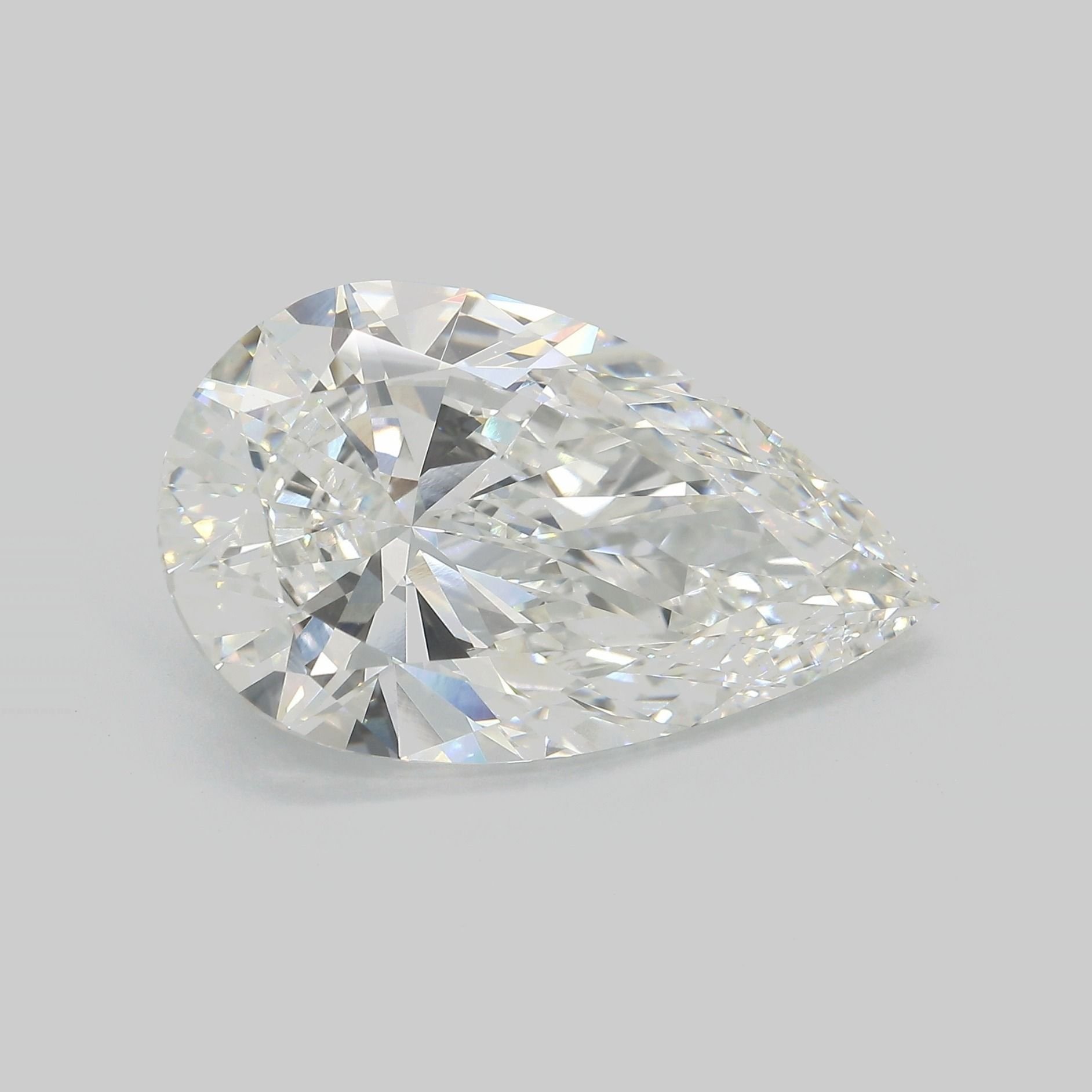 14.53ct G VVS2 Rare Carat Ideal Cut Pear Lab Grown Diamond