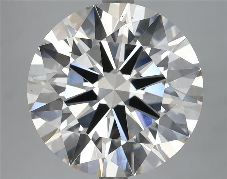 6.12ct I VS2 Rare Carat Ideal Cut Round Lab Grown Diamond