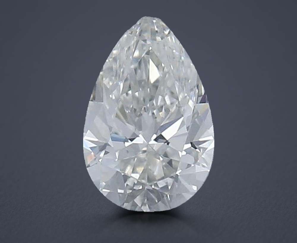 0.47 Carat Pear Natural Diamond