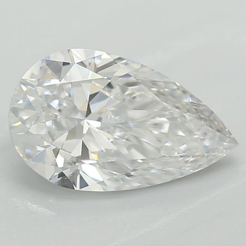 0.78ct D VS1 Rare Carat Ideal Cut Pear Lab Grown Diamond