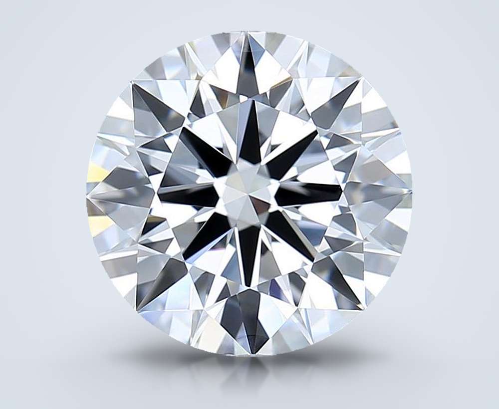 3.43 Carat Round Lab Diamond