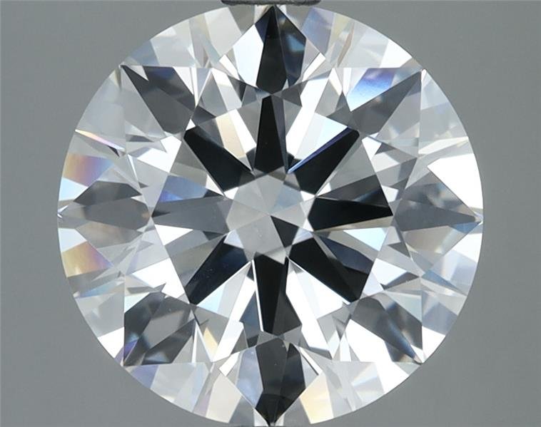 3.02ct I SI1 Rare Carat Ideal Cut Round Diamond