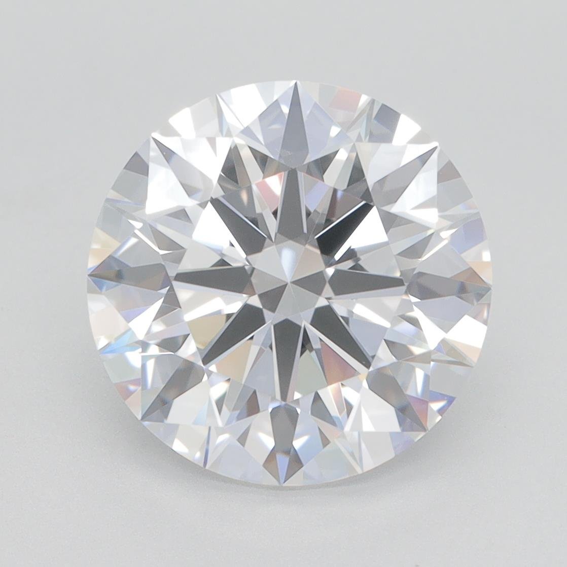 4.39ct D VVS1 Rare Carat Ideal Cut Round Lab Grown Diamond