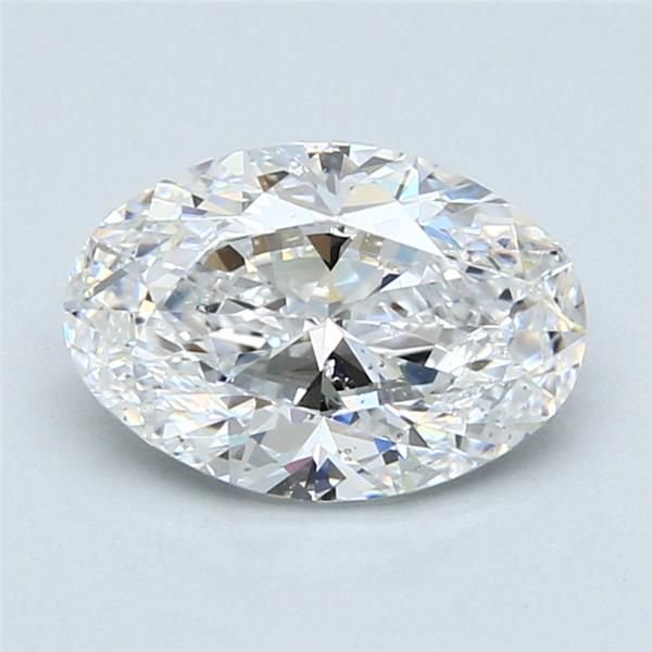 2.01ct D SI1 Excellent Cut Oval Diamond