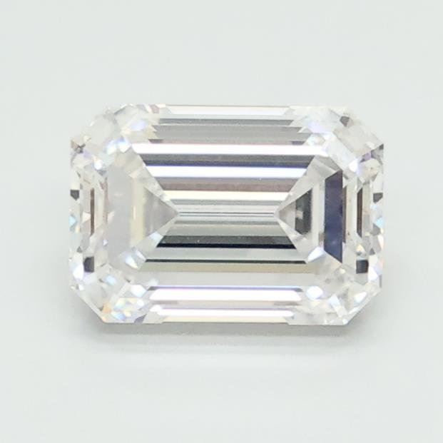 1.10ct D VVS2 Rare Carat Ideal Cut Emerald Lab Grown Diamond