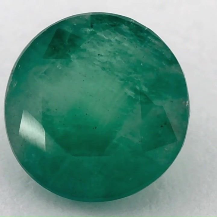 2.71 Carat Green Round Emerald