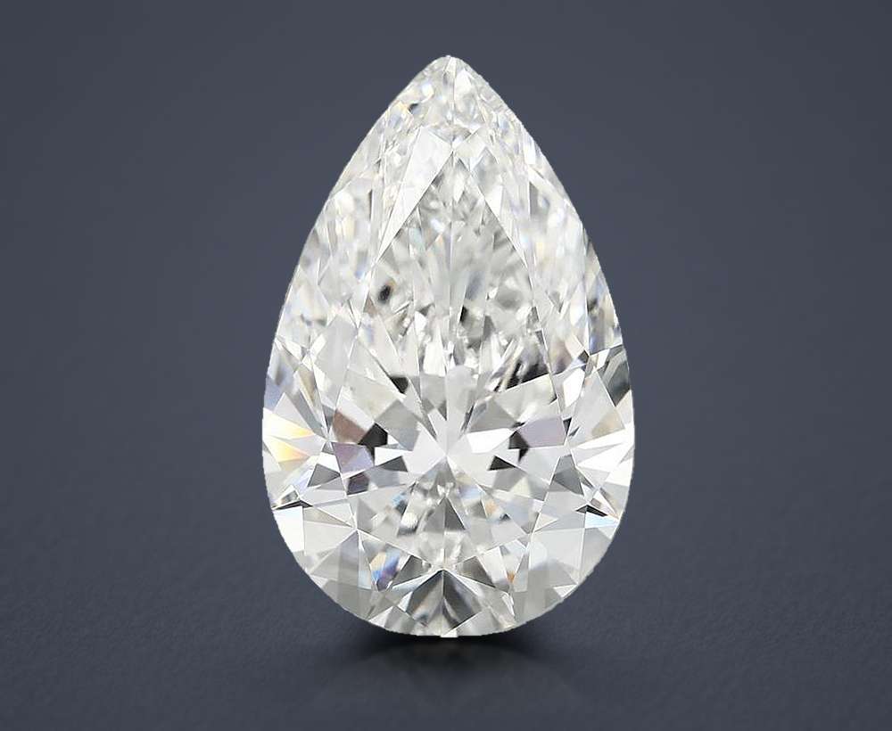 7.30 Carat Pear Lab Diamond