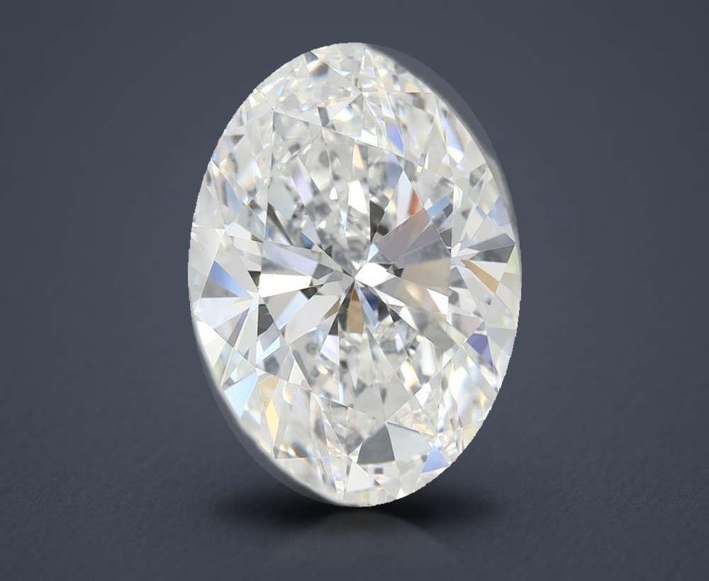 3.91 Carat Oval Lab Diamond