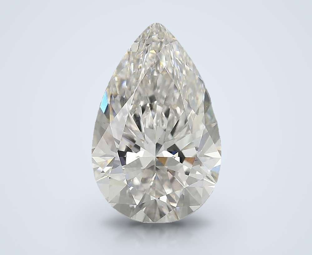 6.31 Carat Pear Lab Diamond