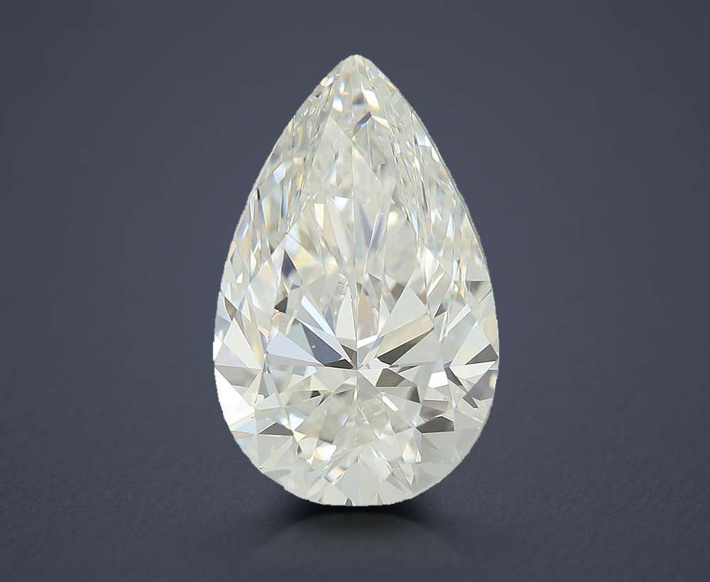3.22 Carat Pear Lab Diamond
