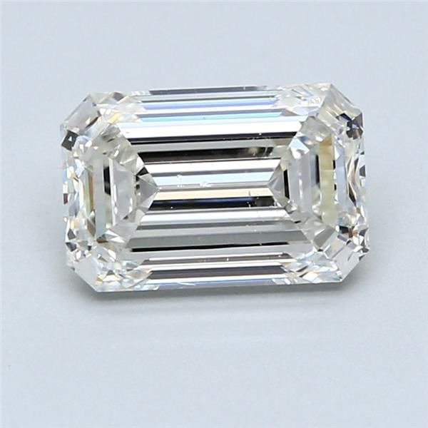 2.20ct H VS2 Rare Carat Ideal Cut Emerald Diamond