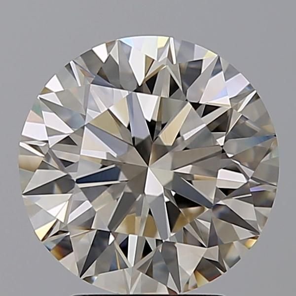 3.19ct K VVS2 Rare Carat Ideal Cut Round Diamond