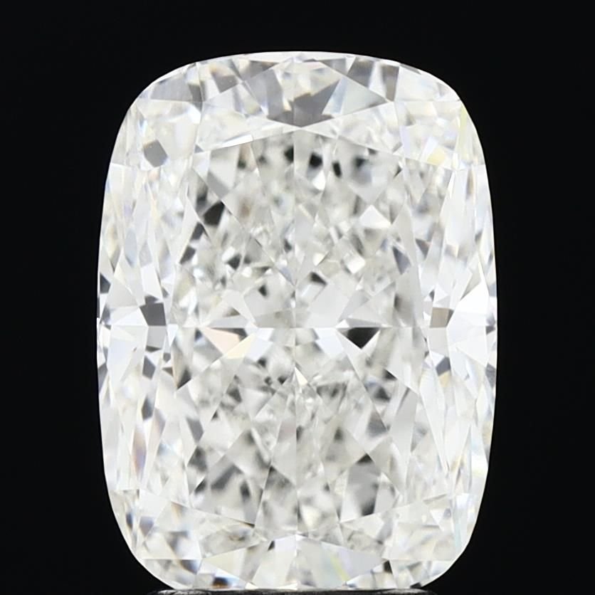 3.09ct F VVS2 Rare Carat Ideal Cut Cushion Lab Grown Diamond
