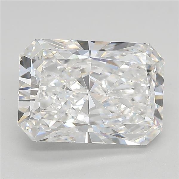 3.35ct E VS1 Rare Carat Ideal Cut Radiant Lab Grown Diamond