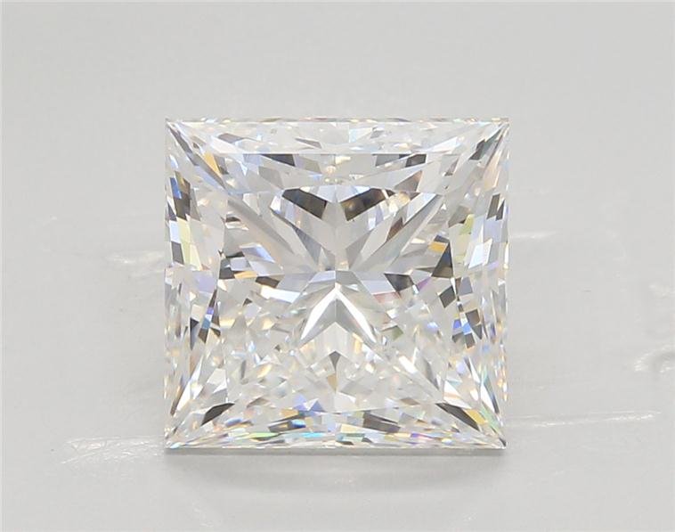 4.53ct F VS1 Rare Carat Ideal Cut Princess Lab Grown Diamond