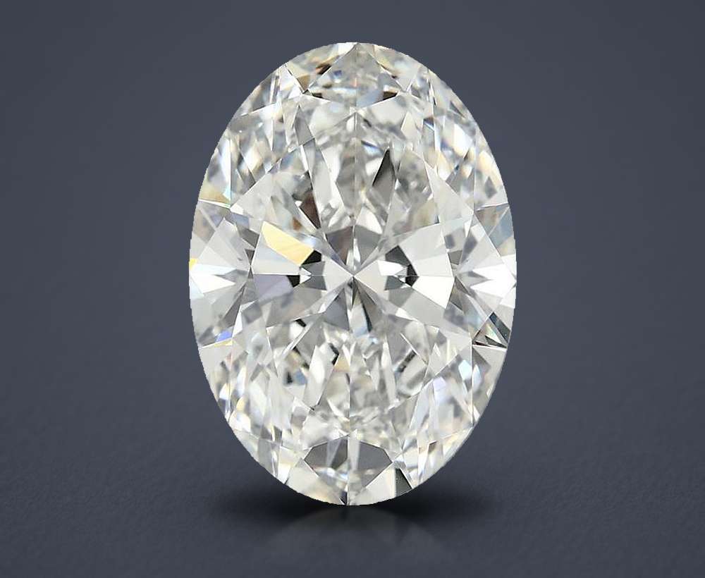 3.93 Carat Oval Lab Diamond