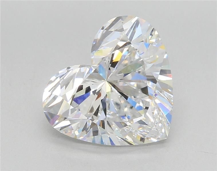 5.07ct D VVS2 Rare Carat Ideal Cut Heart Lab Grown Diamond