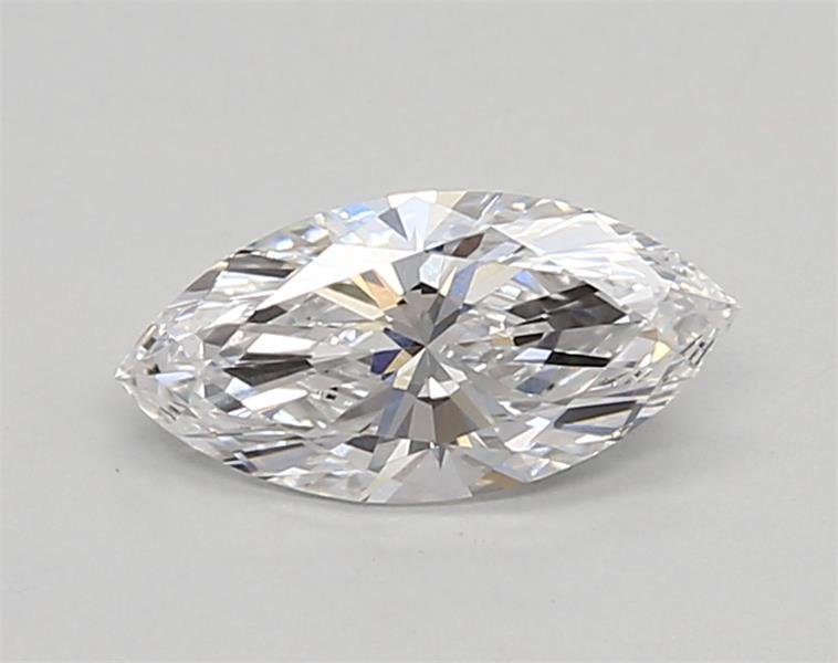 0.64ct D VS2 Rare Carat Ideal Cut Marquise Lab Grown Diamond