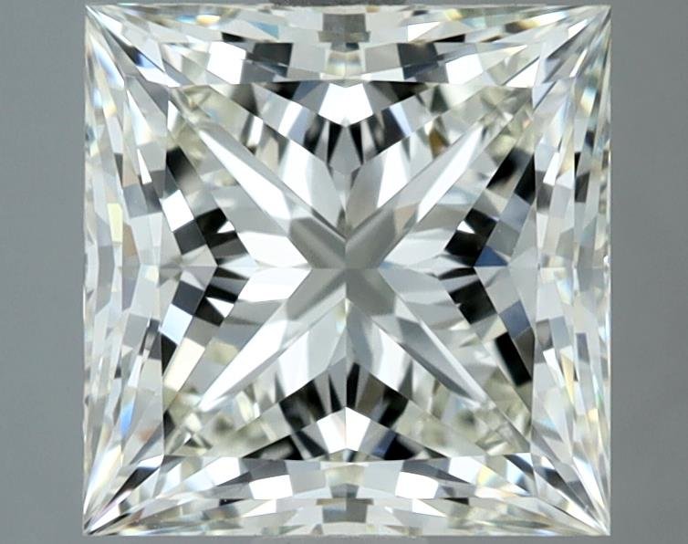 3.03ct J VVS2 Rare Carat Ideal Cut Princess Diamond