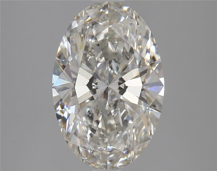 2.86ct H VS1 Rare Carat Ideal Cut Oval Lab Grown Diamond