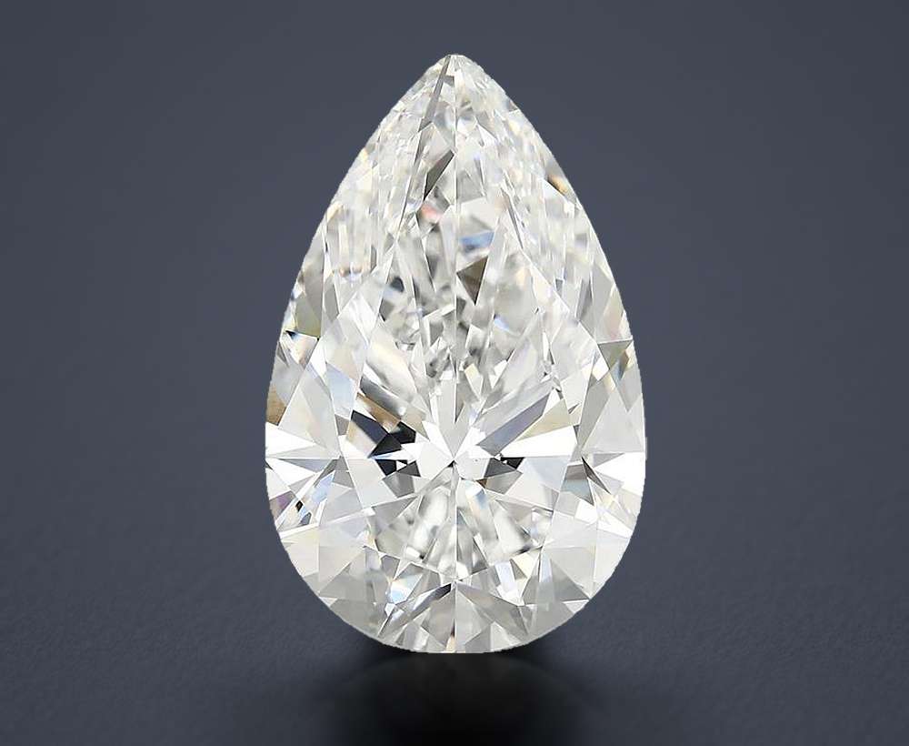 6.97 Carat Pear Lab Diamond