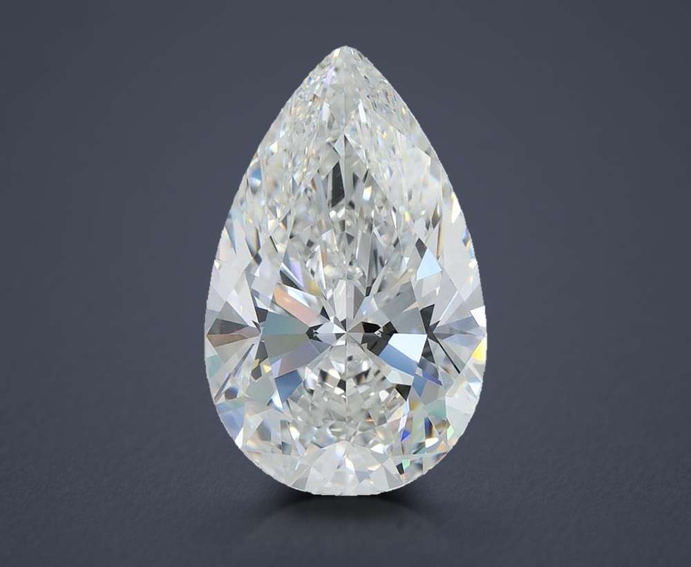 6.15 Carat Pear Lab Diamond