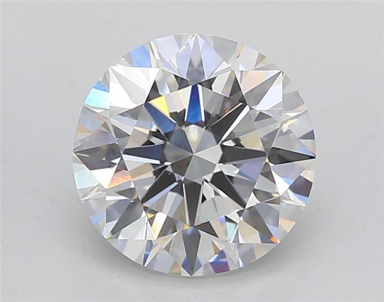 2.77ct F VS1 Rare Carat Ideal Cut Round Lab Grown Diamond