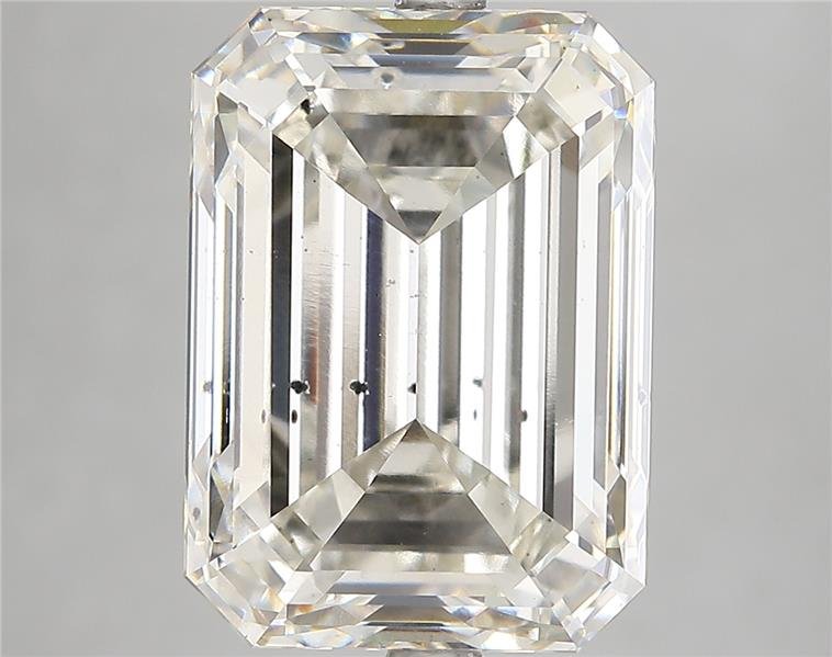 10.09ct I SI1 Excellent Cut Emerald Lab Grown Diamond