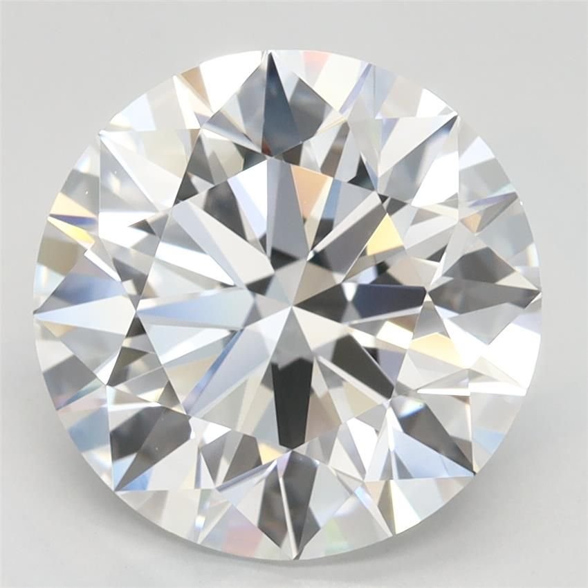 3.99ct D FL Rare Carat Ideal Cut Round Lab Grown Diamond