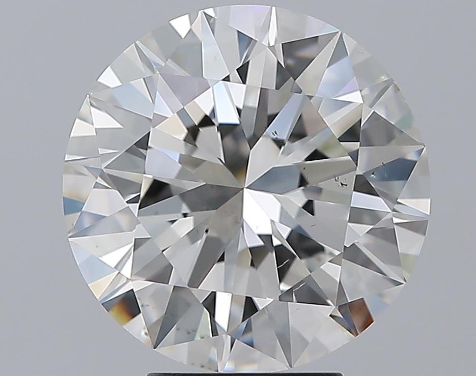 5.01ct G SI1 Rare Carat Ideal Cut Round Diamond