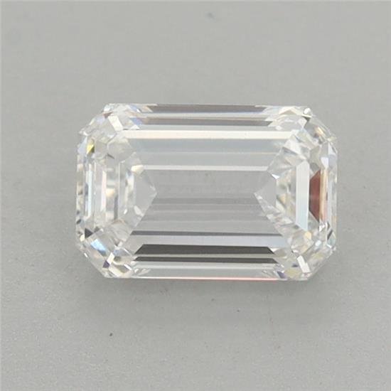 0.79ct E VVS2 Rare Carat Ideal Cut Emerald Lab Grown Diamond