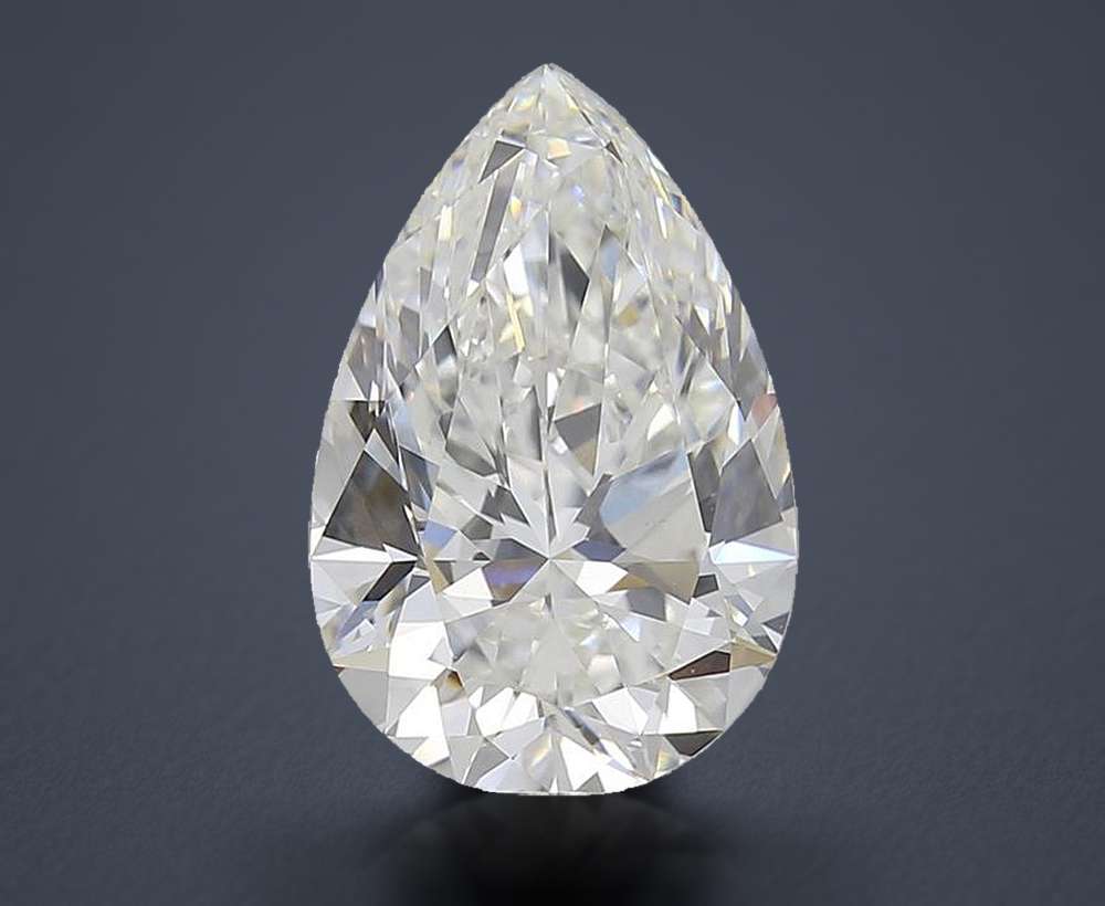 4.50 Carat Pear Lab Diamond