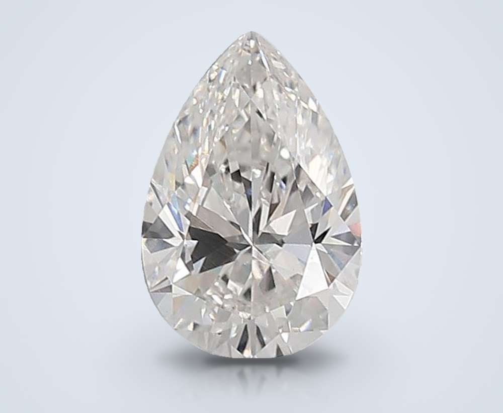 2.55 Carat Pear Lab Diamond